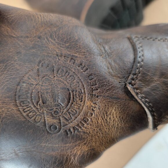 Justin Blueprint Men's 11" Leather Soft Non Safety Toe Boots Brown Size 9 D - Picture 8 of 16